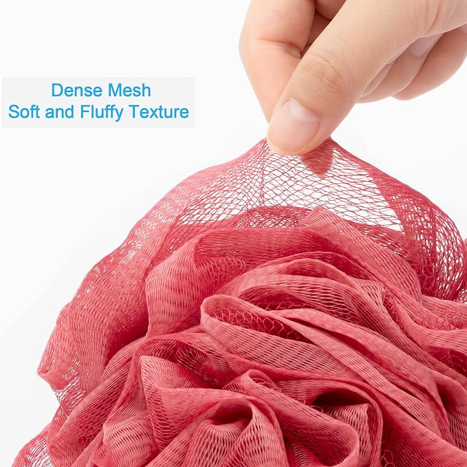 AmazerBath Loofah Sponge 60g/Piece, Exfoliating Bath Sponge Body Scrubber - Image 5