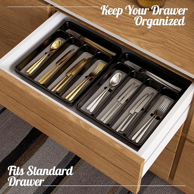 WEBACOO. Silverware Organizer for Kitchen Drawer - Image 3