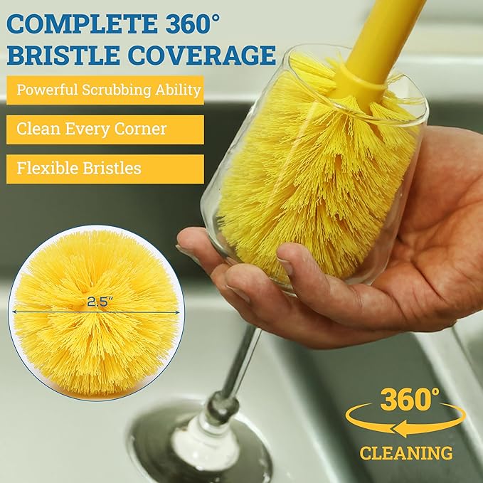 KLEEN HANDLER Goblet Cleaning Brush | Bottle Brush - Image 3