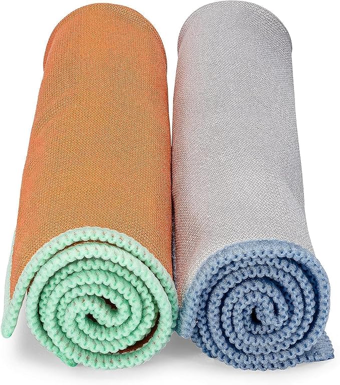 Full Circle Renew, Streak-Free Glass Cleaning Cloths, Recycled Microfiber - Image 4