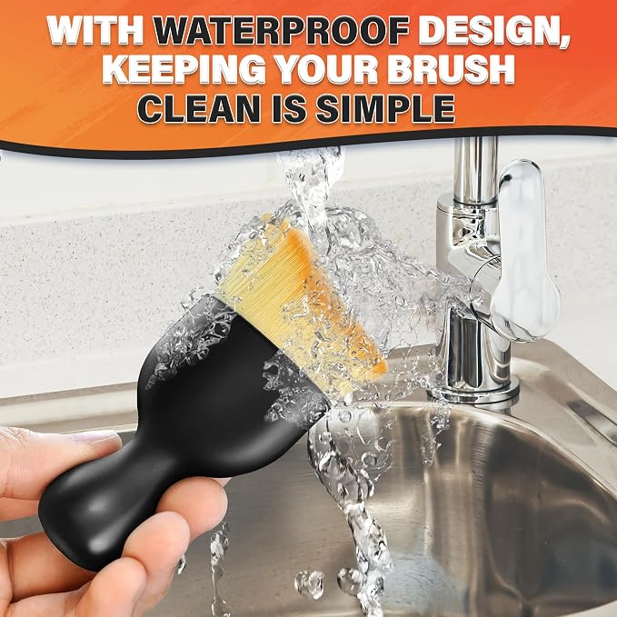 3 Pcs Car Detailing Brush Set – Curved Radian Design Car Cleaning Brush - Image 9