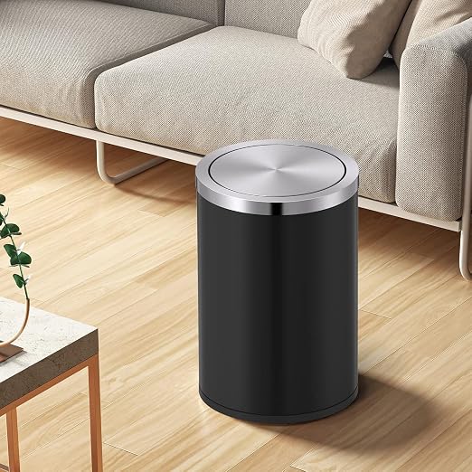 Mbillion Small Trash Can with Swing Lid 4 Gallons/15 Liter, Mini Trash Can with - Image 5