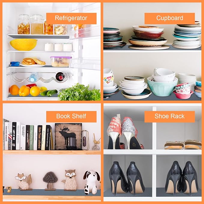 Shelf Liners for Kitchen Cabinets Refrigerator Liners Waterproof & Oil-Proof - Image 5