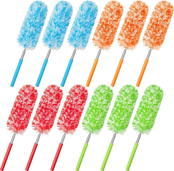 Tanlade 12 Pcs Microfiber Feather Duster by Tanlade