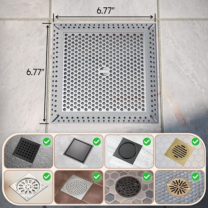 Not Moving Shower Drain Hair Catcher, Effective Hair Catcher Shower Drain - Image 5