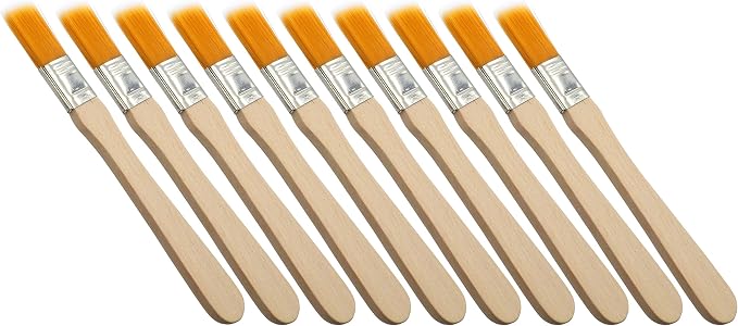 LBY 10pcs Household Cleaning Dusting Brush, 135mm Paint Brush Small Size - Image 5