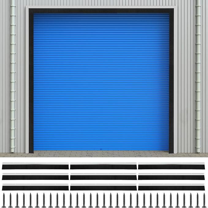 10×10ft Garage Brush Seal Kit for Roll-up Doors 3" Standard Brush by DoubleFill