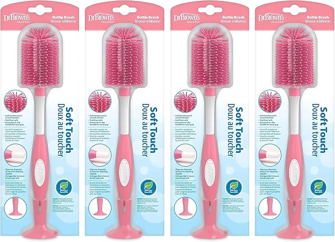 Dr. Brown's Soft Touch No Scratch Baby Bottle Cleaning Brush, Nipple Cleaner by DrBrowns
