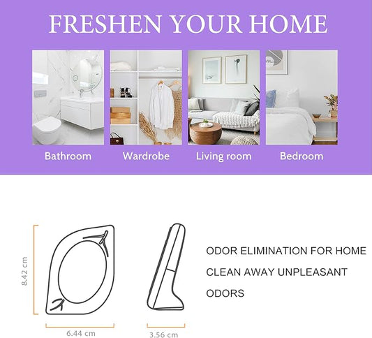 Air Freshener for Home, 4 Pack, Odor Eliminator for Small Area Closets Bathroom - Image 2