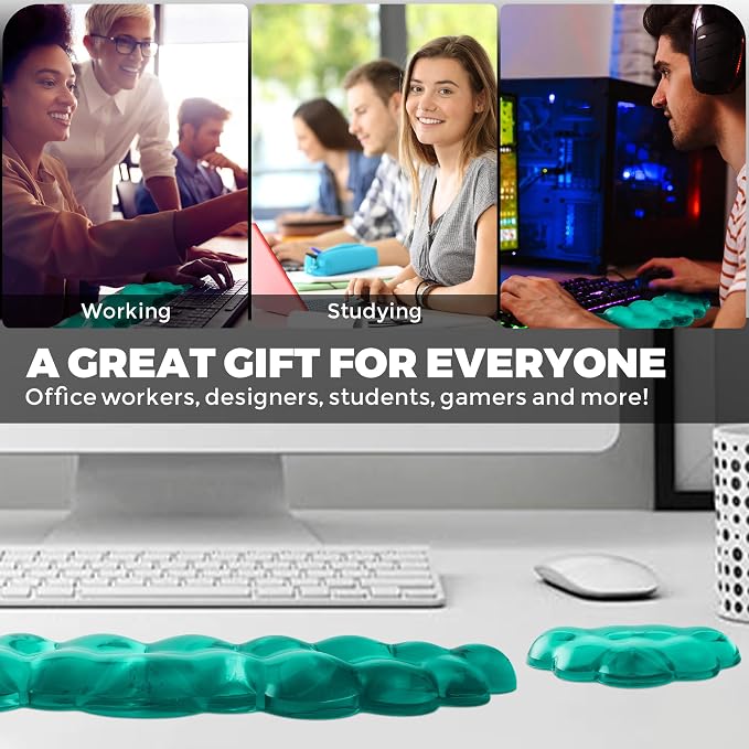 Gel Cloud Keyboard & Mouse Wrist Rest Set - Image 6