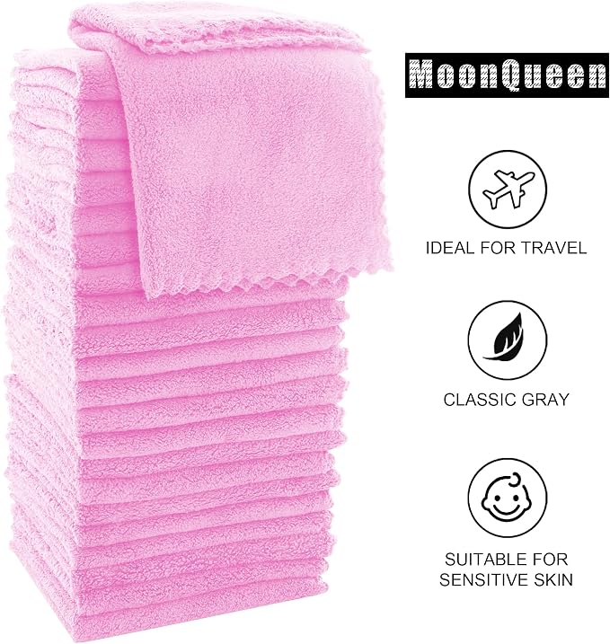 MOONQUEEN Ultra Soft Premium Washcloths Set - Image 6
