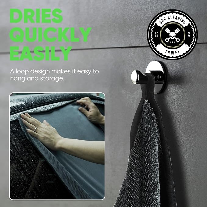 KKV 2-Pack Microfiber Towels Extra Large Ultra Absorbent Drying Towel - Image 7