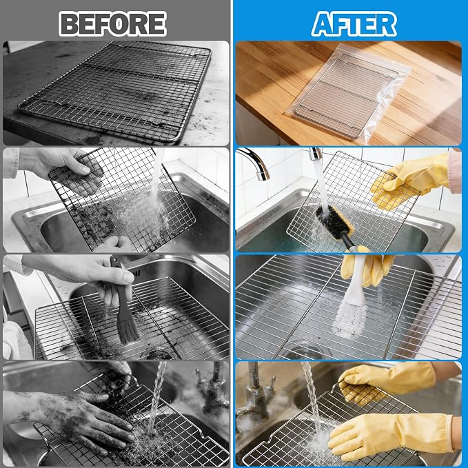 XANGNIER 9 Pack Oven Rack Cleaning Bags Kit - Image 2