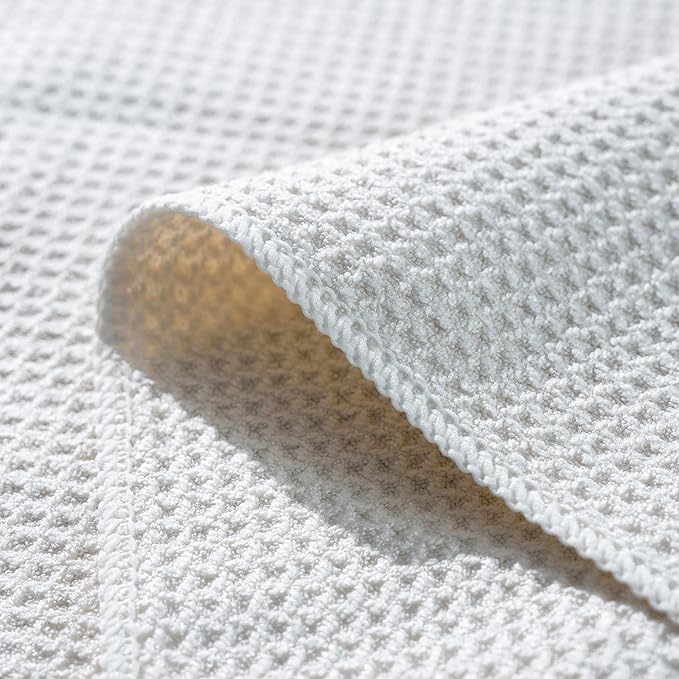 POLYTE Premium Microfiber Kitchen Dish Hand Towel Waffle Weave 12 Pack - Image 3