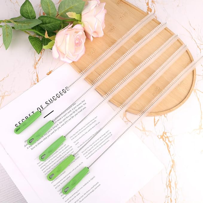 5pcs Extra Long Pipe Cleaning Brush, 15.16in/38.5cm Small Nylon Straw Cleaner - Image 3