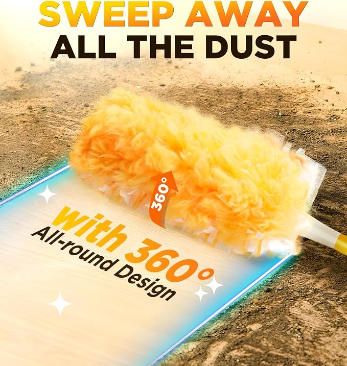 Heavy Duty Duster Refills for Swiffer Duster, Unscented Disposable Dusters for - Image 2