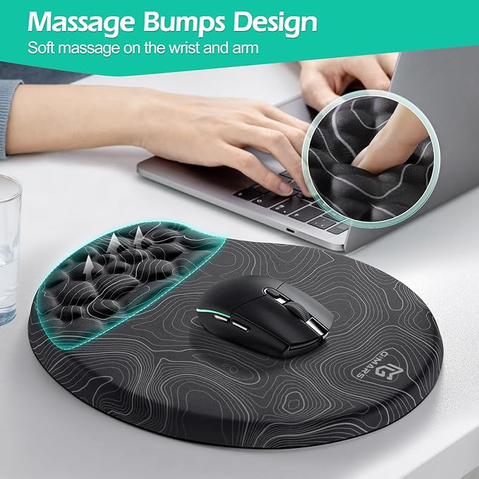 Gimars Upgrade Ergonomic Mouse Pad Wrist Rest - Image 4