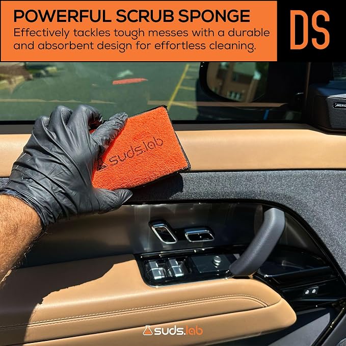Suds Lab DS Microfiber Detailing Scrub Pad 2 Pack - Image 2