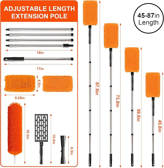 FEXIA Ceiling Fan Cleaner Duster Kit - Image 2