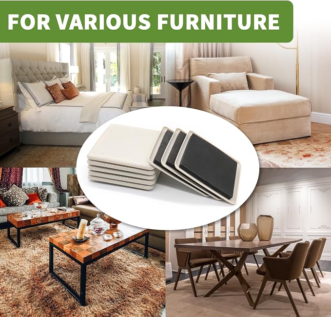 Furniture Sliders for Carpet 8 PCS - Image 7