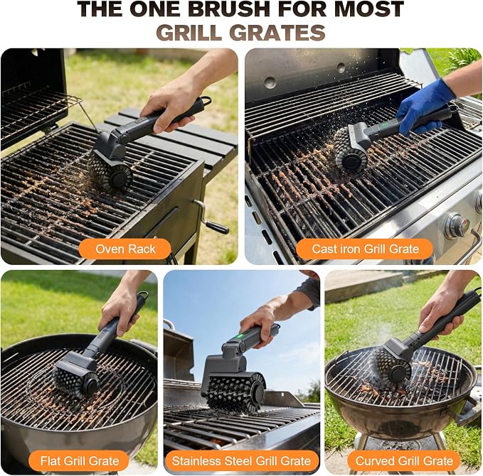 Electric Grill Brush for Outdoor, Electric Grill Cleaner - Image 4