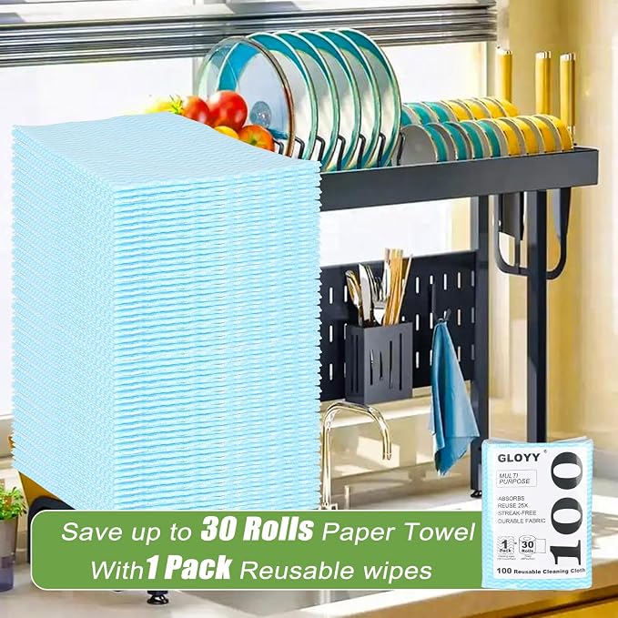 Disposable Dish Cloth and Cleaning Handi Wipes, Bathroom and Windows - Image 6