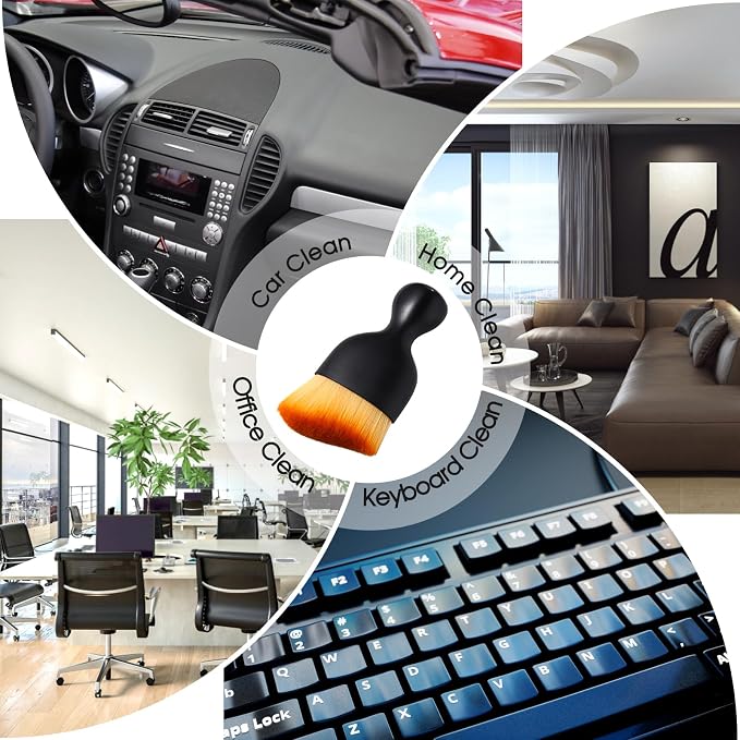3 PCS Car Interior Detail Dust Brush, Soft Car Interior Detailing Kit Tools - Image 7