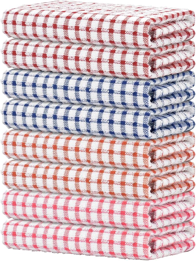 Nialnant 8 Pack Kitchen Towels, Dish Towels by Nialnant