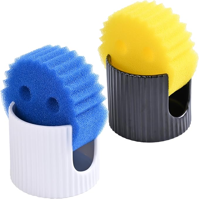 Ceramic Sponge Holder for Kitchen Sink by Ceramictableware