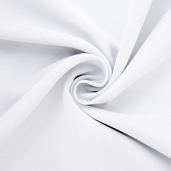 BGment White Curtains 45 Inches Length - Image 5