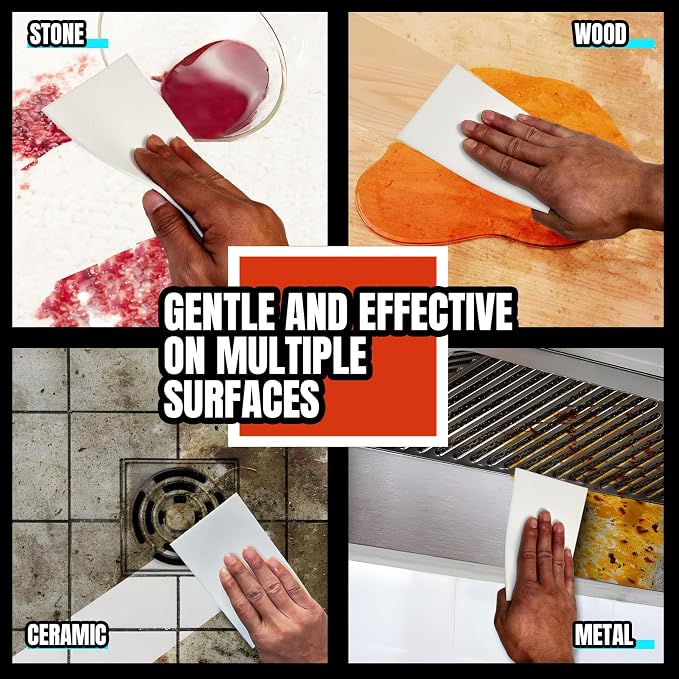 Magic Sponge Eraser Sheet, Portable White Melamine Sponge Sheets, Disposable - Image 4
