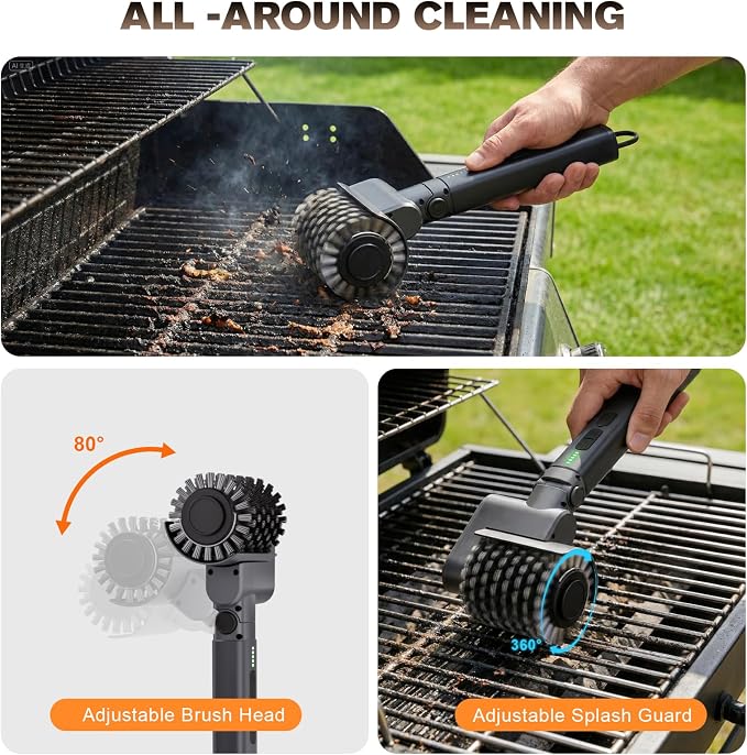 Electric Grill Brush for Outdoor, Electric Grill Cleaner - Image 5