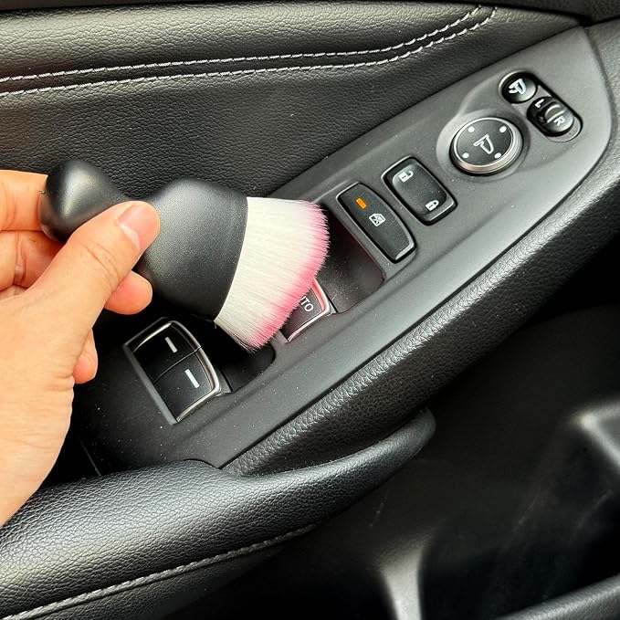 Car Detailing Brush, Soft Bristle Cleaning Brush, Scratch-Free Auto Duster Tool - Image 6