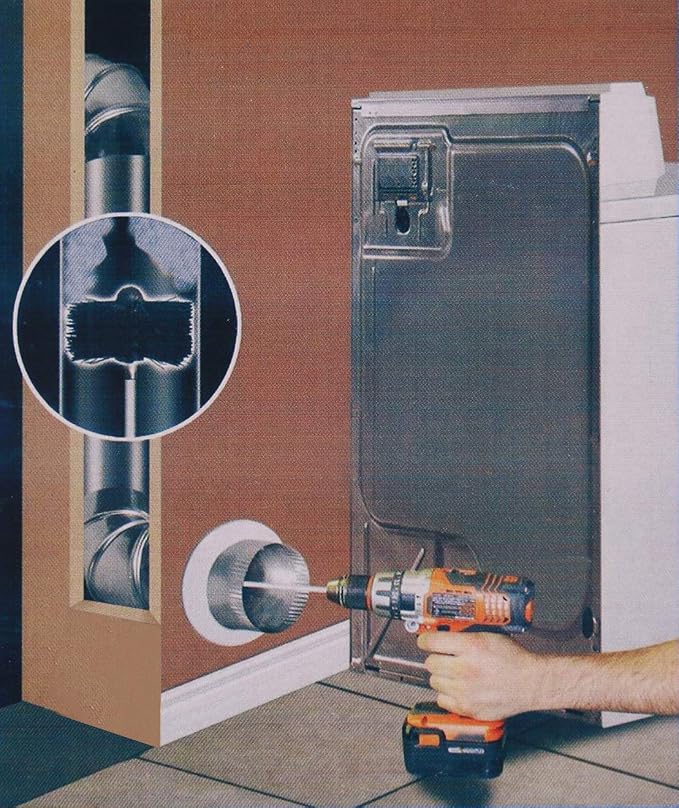 10 Feet Dryer Vent Cleaner Kit, Dryer Duct Cleaning Kit, Includes 8 Flexible - Image 7