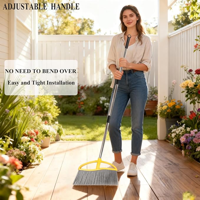 3 Pack Wide Heavy Duty Angle Broom - Image 4