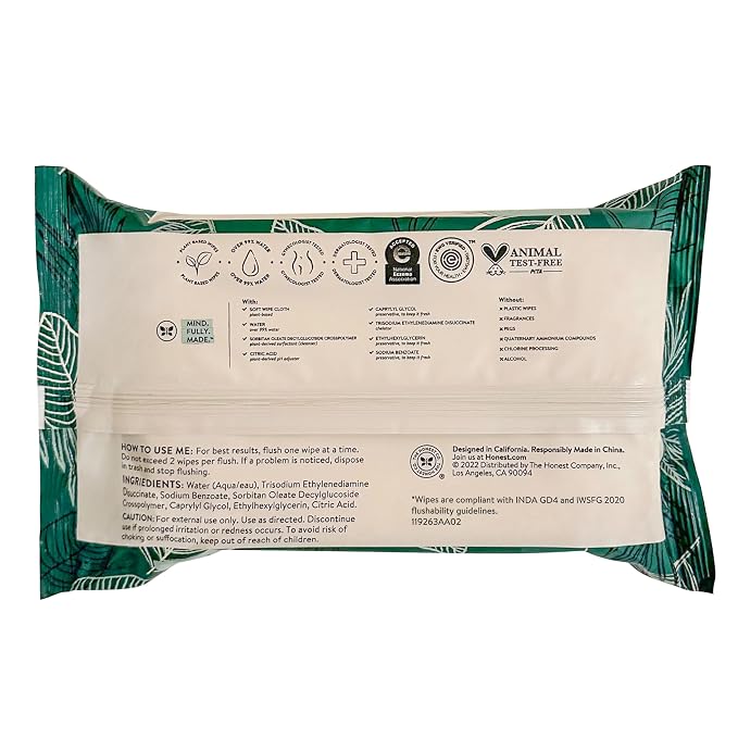 The Honest Company Hypoallergenic Flushable Wipes - Image 10