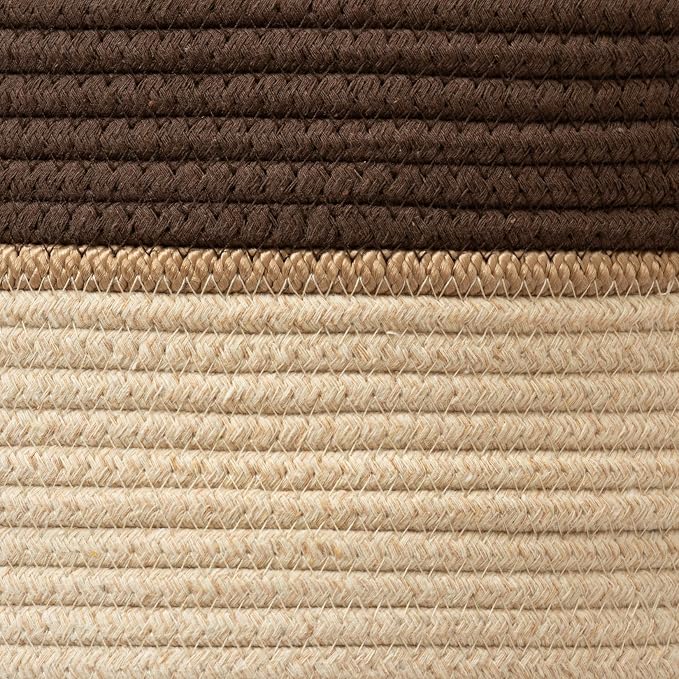 LA JOLIE MUSE Woven Basket Rope Storage Baskets - Image 6