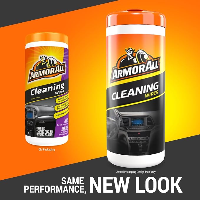 Armor All Interior Car Cleaning Wipes, Powerful Cleaning - Image 3