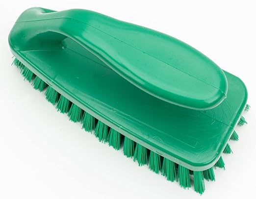 SPARTA Scrub Brush with Iron Shaped Handle and Stiff Bristles, Heavy Duty - Image 2