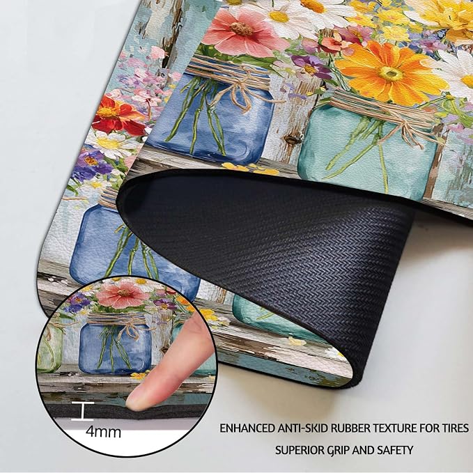 MCALK Floral Vases Dish Drying Mat - Image 5