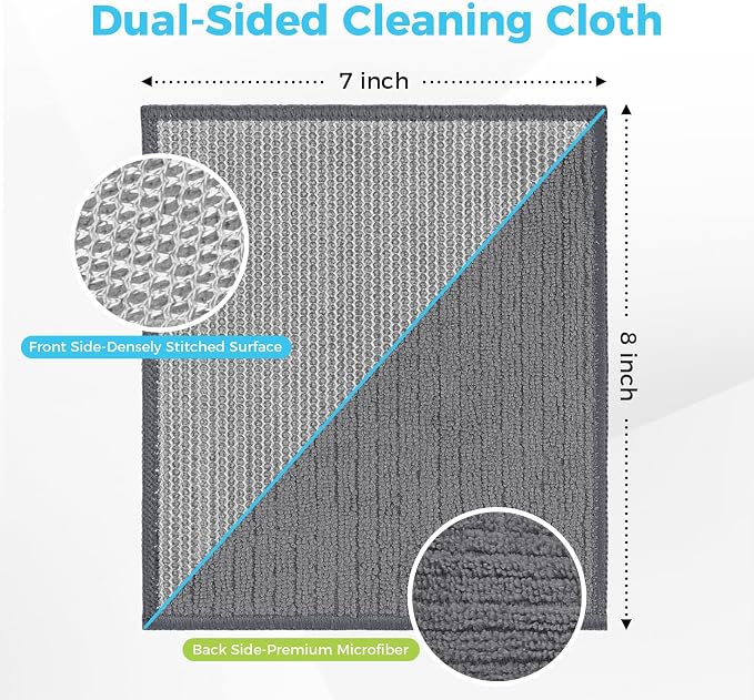 AIDEA Non Scratch Wire Dishcloth 24PK, Upgraded Wire Dishwashing Rag - Image 2