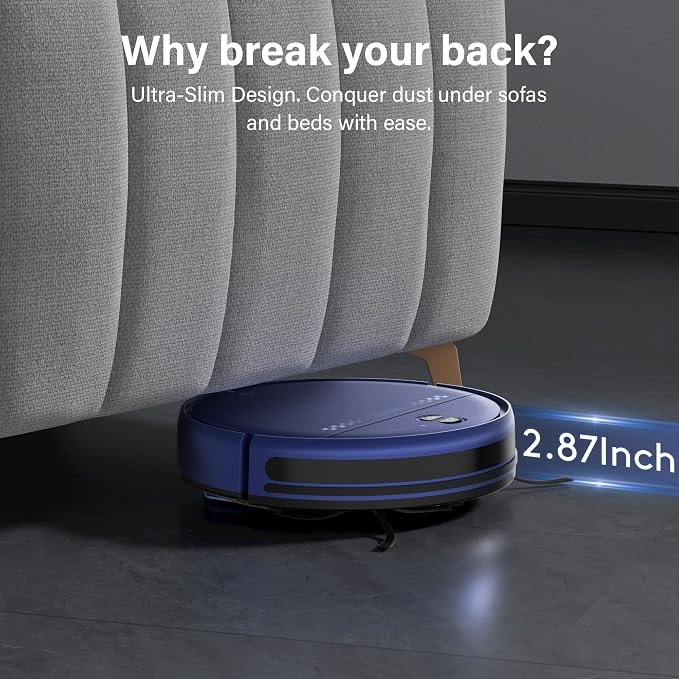Robot Vacuum and Mop Combo, 2 in 1 Robotic Vacuum Cleaner - Image 4