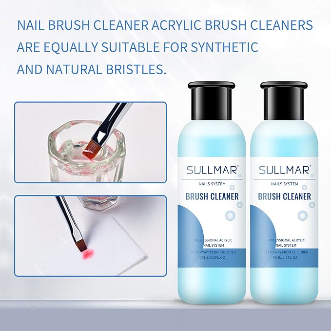 Nail Brush Cleaner 5fl.oz 150ml Nail Brush Cleaner And Conditioner Quickly - Image 7