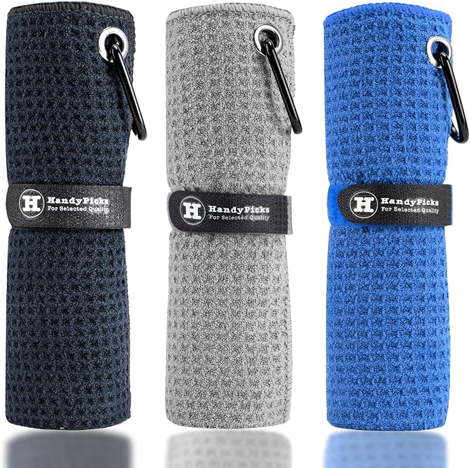 Handy Picks Microfiber Golf Towel by HandyPicksGolf