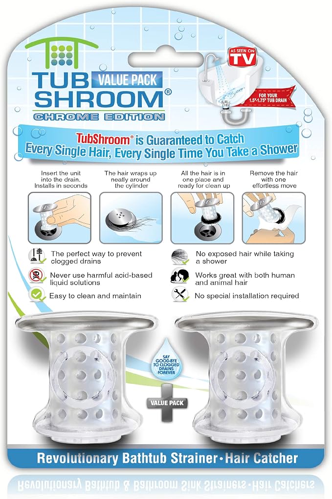 TubShroom and SinkShroom Drain Protectors Hair Catchers - Image 5