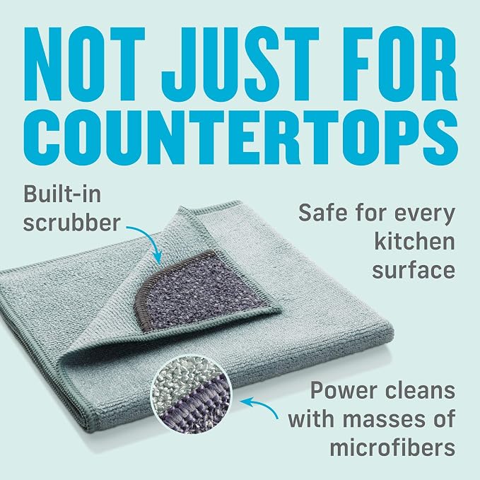 E-Cloth Kitchen Microfiber Cleaning Cloths, Single Pack - Image 3