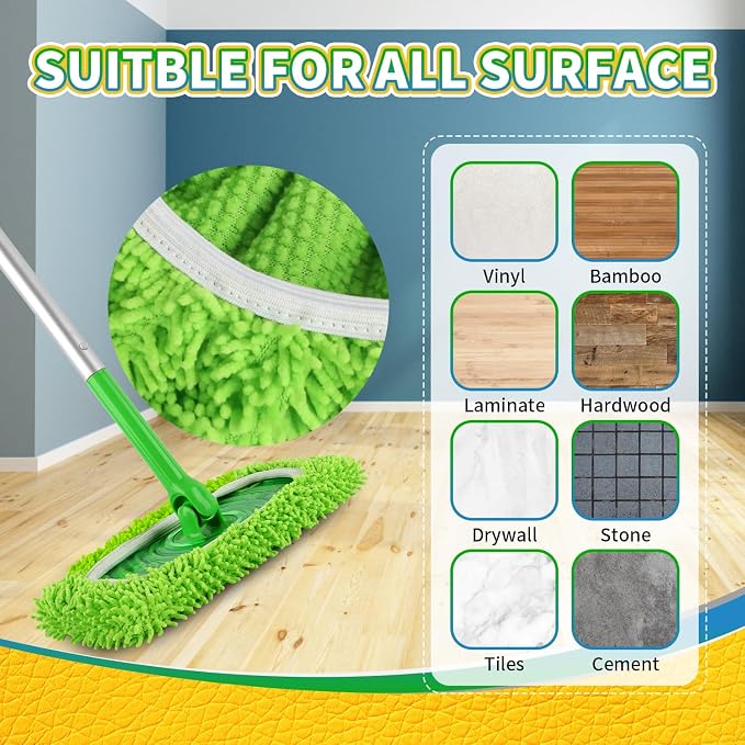 Reusable 100% Coral Fleece Mop Pads Compatible - Image 5