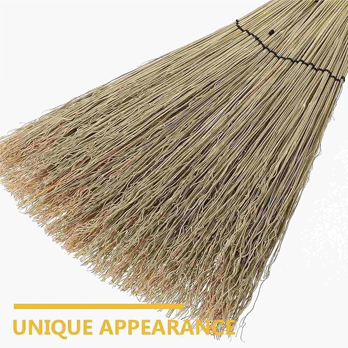 Miniature Artificial Mini Straw Brooms 2pcs Straw Bed Bedroom Broom Sofa Carpet - Image 3