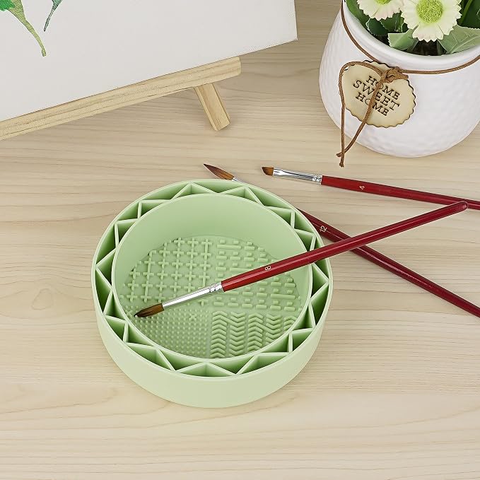Pen Brush Washer, Watercolor Brush Cleaner, Silicone Brush Bowl Clean, Brush - Image 5