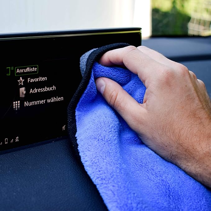 Microfiber Towels for Cars 3 Pieces 500 GSM polishing Cleaning Home, car and - Image 9
